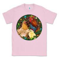 Bubblegum Pink Christmas Chick Family Classic Tee - RanaPortraitStore