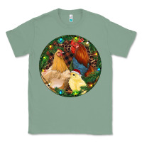 Sage Christmas Chick Family Classic Tee - RanaPortraitStore