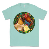 Seafoam Christmas Chick Family Classic Tee - RanaPortraitStore