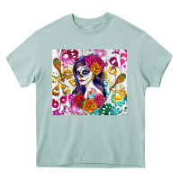 Arona sugar skull girl Heavy Core Tee - RanaPortraitStore