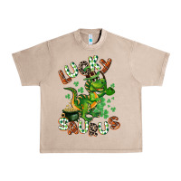 French Oak Lucky Saurus Urban Heavy Tee - CowGirlArtShop