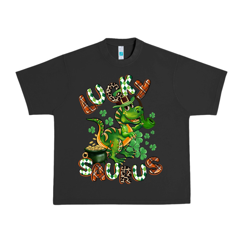Lucky Saurus Urban Heavy Tee by CowGirlArtShop | Teevron