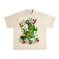 Sandshell Lucky Saurus Urban Heavy Tee - CowGirlArtShop