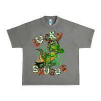 Tornado Lucky Saurus Urban Heavy Tee - CowGirlArtShop
