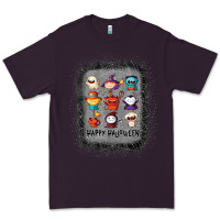 Plum halloween funny set ghost mummy witch vampire and pumpkin t shirt Premium Tee - maiPhamDesign