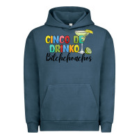 Pigment Midnight Navy cinco de drinko bitchchoahos Urban Hoodie - JahusDesignShop