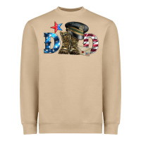 Mushroom dad military boots and hat Heavyweight Sweatshirt - Artiststas