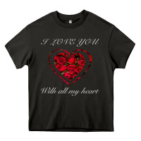 Asphalt I love you with all my heart Heavy Core Tee - Bettercallsaul