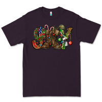 Plum Army Christmas Joy Premium Tee - NancyCooperArtShop