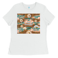 White daily reminders Ladies Tee - TumblerDesignByShophia