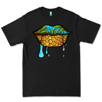 Black summer vibes pineapple lips Premium Tee - Jasminsmagicworld