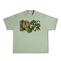 Oil Green Western luck St. Patrick's Day Urban Heavy Tee - CowGirlArtShop