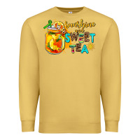 Antique Gold sunshine and sweet tea Premium Sweatshirt - AdoDesignShop
