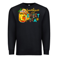 Black sunshine and sweet tea Premium Sweatshirt - AdoDesignShop