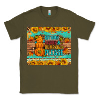 Army Green Autumn leaves and pumpkin please Classic Tee - Artiststas