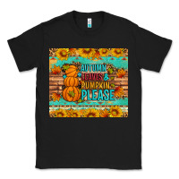 Black Autumn leaves and pumpkin please Classic Tee - Artiststas