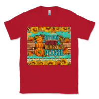 Red Autumn leaves and pumpkin please Classic Tee - Artiststas