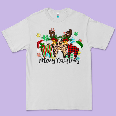 Merry Christmas Tooth Premium Tee Designed By Texasbilliewilder