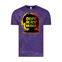 Cloud Purple Dope black mama Vintage Tee - HowdyJamesFarm