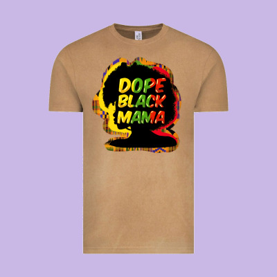 Dope Black Mama Vintage Tee Designed By Howdyjamesfarm