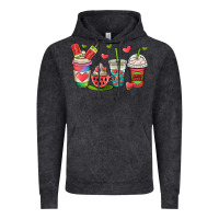 Vintage Black watermelon summer coffee cups Vintage Hoodie - OliviaCreatesArt