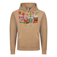 Vintage Coffee watermelon summer coffee cups Vintage Hoodie - OliviaCreatesArt