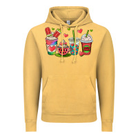 Vintage Mustard watermelon summer coffee cups Vintage Hoodie - OliviaCreatesArt