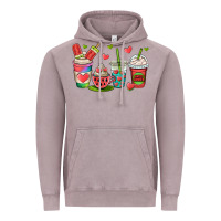 Vintage Zinc watermelon summer coffee cups Vintage Hoodie - OliviaCreatesArt