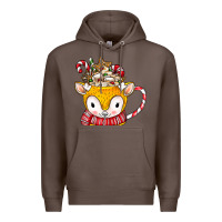 Coffee coffee cups animal Premium Hoodie - CowhideDigitalArt