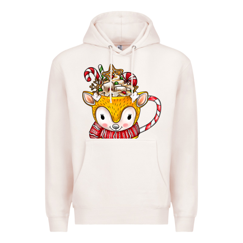 Coffee Cups Animal Premium Hoodie by CowhideDigitalArt | Teevron