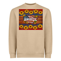 Usa Map Heavyweight Sweatshirt | Teevron