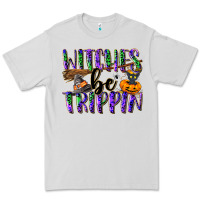 Dove Grey Witches be trippin Premium Tee - NancyCooperArtShop