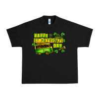Black Camper Happy St. Patrick's Day Urban Heavy Tee - CowGirlArtShop