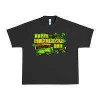 Pigment Black Camper Happy St. Patrick's Day Urban Heavy Tee - CowGirlArtShop