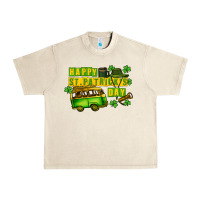 Sandshell Camper Happy St. Patrick's Day Urban Heavy Tee - CowGirlArtShop