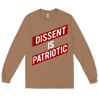 Toasted Coconut DISSENT IS PATRIOTIC Political Meme Raglan Baseball Tee Long Sleeve Tee - maiPhamDesign