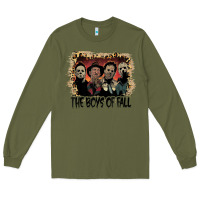 Army Green the boys of fall leopard pattern bleached halloween murder t shirt Long Sleeve Tee - maiPhamDesign