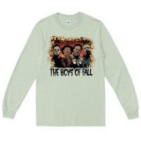 Matcha the boys of fall leopard pattern bleached halloween murder t shirt Long Sleeve Tee - maiPhamDesign