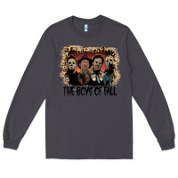 Smoke the boys of fall leopard pattern bleached halloween murder t shirt Long Sleeve Tee - maiPhamDesign
