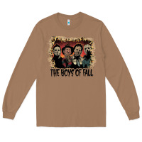Toasted Coconut the boys of fall leopard pattern bleached halloween murder t shirt Long Sleeve Tee - maiPhamDesign
