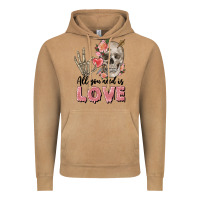 Vintage Camel Skull all you need is love Vintage Hoodie - FaDigitalArtStudio