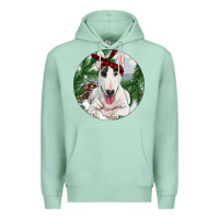 Seafoam Bull Terrier And Farm Premium Hoodie - RanaPortraitStore