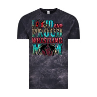Cloud Black Loud and proud wrestling Mom Mother's Day Vintage Tee - CowGirlArtShop