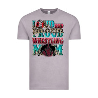 Vintage Zinc Loud and proud wrestling Mom Mother's Day Vintage Tee - CowGirlArtShop