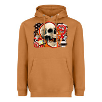 Meerkat firefighter skull Heavyweight Hoodie - AdoDesignShop