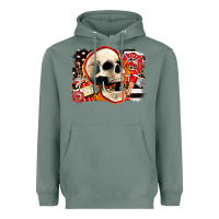 Sage firefighter skull Heavyweight Hoodie - AdoDesignShop