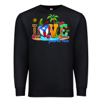 Black love puerto rico Premium Sweatshirt - AdoDesignShop