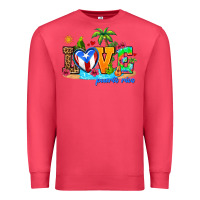 Cardinal love puerto rico Premium Sweatshirt - AdoDesignShop