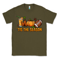 Army Green Tis the season Sport Classic Tee - HowdyJamesFarm
