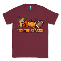 Burgundy Tis the season Sport Classic Tee - HowdyJamesFarm